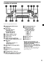 Preview for 5 page of Sony XR-CA360EE Operating Instructions Manual