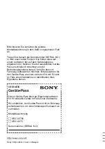 Предварительный просмотр 112 страницы Sony XR-CA370 Operating Instructions Manual