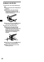 Preview for 52 page of Sony XR-CA430X Operating Instructions Manual