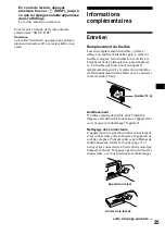 Preview for 79 page of Sony XR-CA430X Operating Instructions Manual