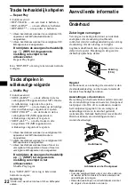 Preview for 130 page of Sony XR-CA430X Operating Instructions Manual