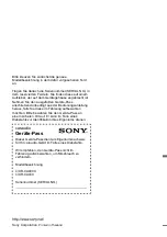 Preview for 136 page of Sony XR-CA430X Operating Instructions Manual