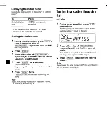 Preview for 12 page of Sony XR-CA600X - Fm/mw/sw Cassette Car Stereo Operating Instructions Manual