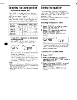 Preview for 16 page of Sony XR-CA600X - Fm/mw/sw Cassette Car Stereo Operating Instructions Manual