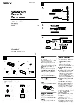 Предварительный просмотр 1 страницы Sony XR-CA624X Installation/Connections