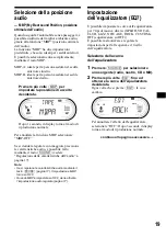 Preview for 109 page of Sony XR-CA630X Operating Instructions Manual