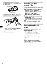 Preview for 14 page of Sony XR-CA640X Operating Instructions Manual