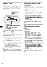 Preview for 18 page of Sony XR-CA640X Operating Instructions Manual