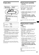 Preview for 21 page of Sony XR-CA640X Operating Instructions Manual