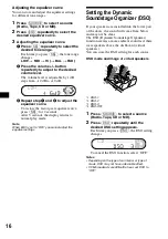 Preview for 16 page of Sony XR-CA660X Operating Instructions Manual