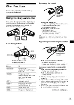 Preview for 13 page of Sony XR-CA665EE Operating Instructions Manual