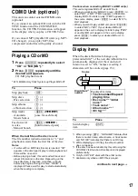 Preview for 17 page of Sony XR-CA665EE Operating Instructions Manual