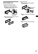 Preview for 25 page of Sony XR-CA670X Operating Instructions Manual