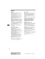 Предварительный просмотр 4 страницы Sony XR-F21RDS Operating Instructions Manual