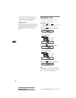 Предварительный просмотр 6 страницы Sony XR-F21RDS Operating Instructions Manual