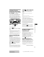 Предварительный просмотр 11 страницы Sony XR-F21RDS Operating Instructions Manual