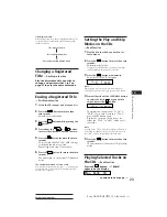 Предварительный просмотр 23 страницы Sony XR-F21RDS Operating Instructions Manual