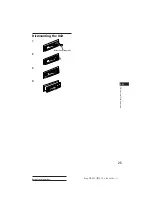Предварительный просмотр 25 страницы Sony XR-F21RDS Operating Instructions Manual