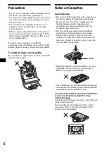 Preview for 6 page of Sony XR-F5005 Operating Instructions Manual