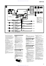 Предварительный просмотр 5 страницы Sony XR-F5100 Installation/Connections Servise Manual