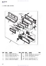 Предварительный просмотр 28 страницы Sony XR-F5100 Installation/Connections Servise Manual