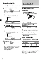 Preview for 24 page of Sony XR-L240 Operating Instructions Manual