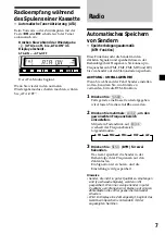 Preview for 25 page of Sony XR-L240 Operating Instructions Manual