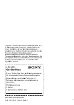 Preview for 92 page of Sony XR-L240 Operating Instructions Manual