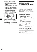 Предварительный просмотр 74 страницы Sony XR-L500 Operating Instructions Manual