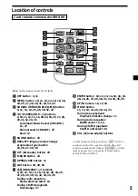 Предварительный просмотр 5 страницы Sony XR-M500R Operating Instructions Manual