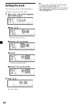 Предварительный просмотр 10 страницы Sony XR-M500R Operating Instructions Manual