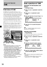 Предварительный просмотр 32 страницы Sony XR-M500R Operating Instructions Manual