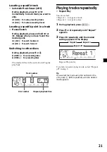 Предварительный просмотр 21 страницы Sony XR-M550 Primary Operating Instructions Manual