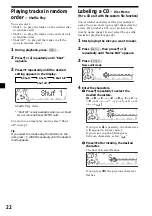 Предварительный просмотр 22 страницы Sony XR-M550 Primary Operating Instructions Manual