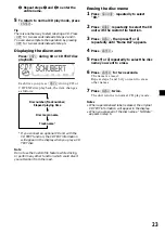 Предварительный просмотр 23 страницы Sony XR-M550 Primary Operating Instructions Manual