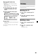 Предварительный просмотр 25 страницы Sony XR-M550 Primary Operating Instructions Manual