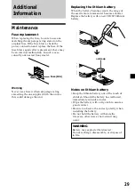 Предварительный просмотр 29 страницы Sony XR-M550 Primary Operating Instructions Manual