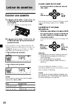 Предварительный просмотр 42 страницы Sony XR-M550 Primary Operating Instructions Manual