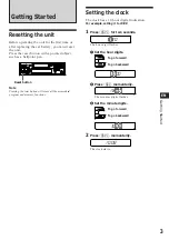 Предварительный просмотр 3 страницы Sony XR-T200 Operating Instructions Manual