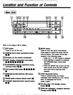 Preview for 5 page of Sony XR-U880 Operating Instructions Manual