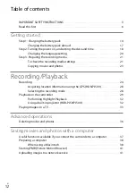 Preview for 12 page of Sony XR160 Operating Manual