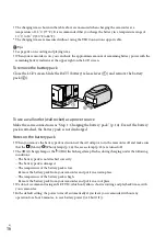 Preview for 16 page of Sony XR160 Operating Manual