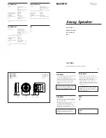 Sony XS-7603 Instructions preview