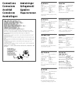 Предварительный просмотр 2 страницы Sony XS-A1313 Installation/Connections