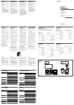 Preview for 1 page of Sony XS-AW200X Operating Instructions