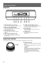 Preview for 4 page of Sony XS-AW8 Operating Instructions Manual