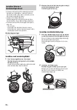 Preview for 70 page of Sony XS-AW8 Operating Instructions Manual