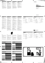 Sony XS-AW81P5 Operating Instructions preview