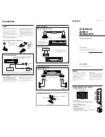 Preview for 1 page of Sony XS-AW850 Operating Instructions