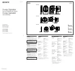 Sony XS GT1626A - Car Speaker - 40 Watt Instructions preview